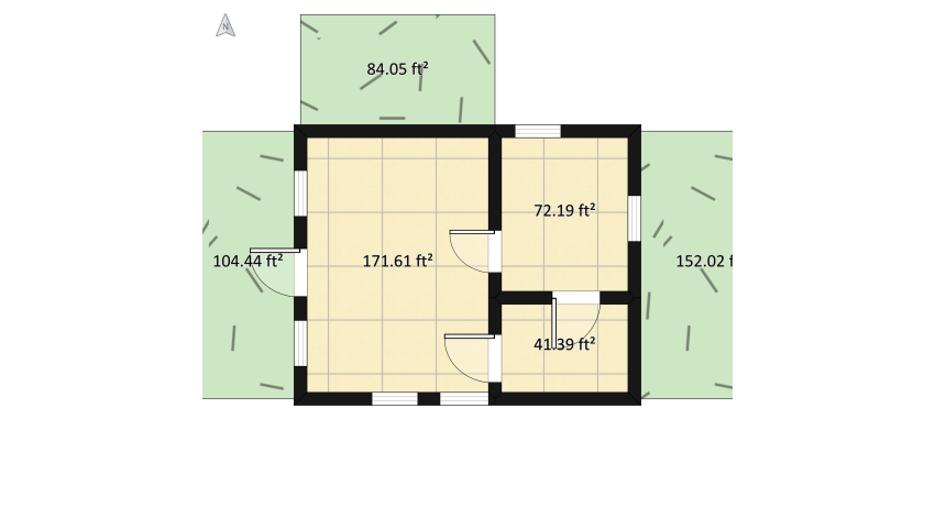 a small living floor plan 62.46