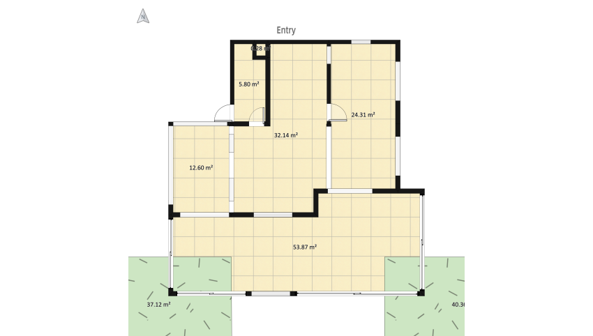 Villa Living Room floor plan 219.61