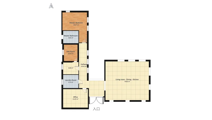 L House floor plan 216.64