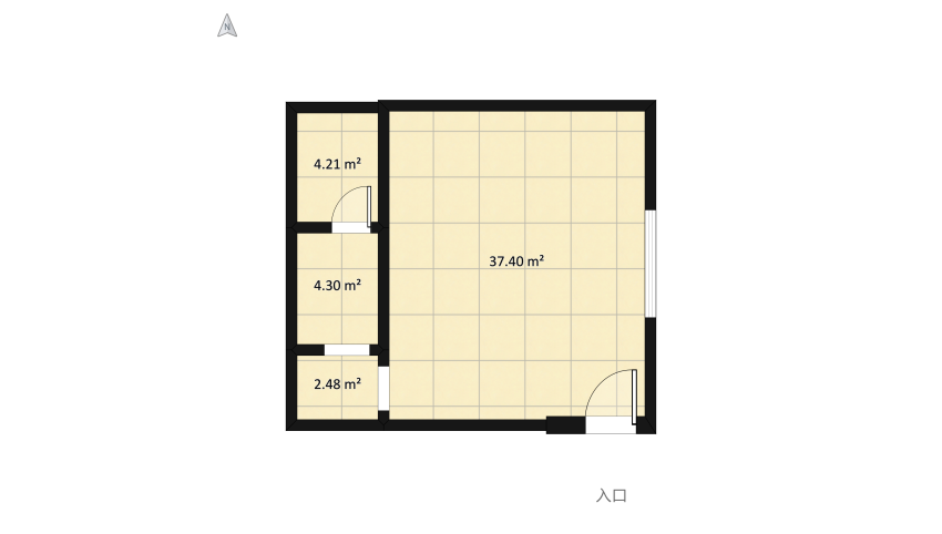 【System Auto-save】Untitled_copy floor plan 54.5