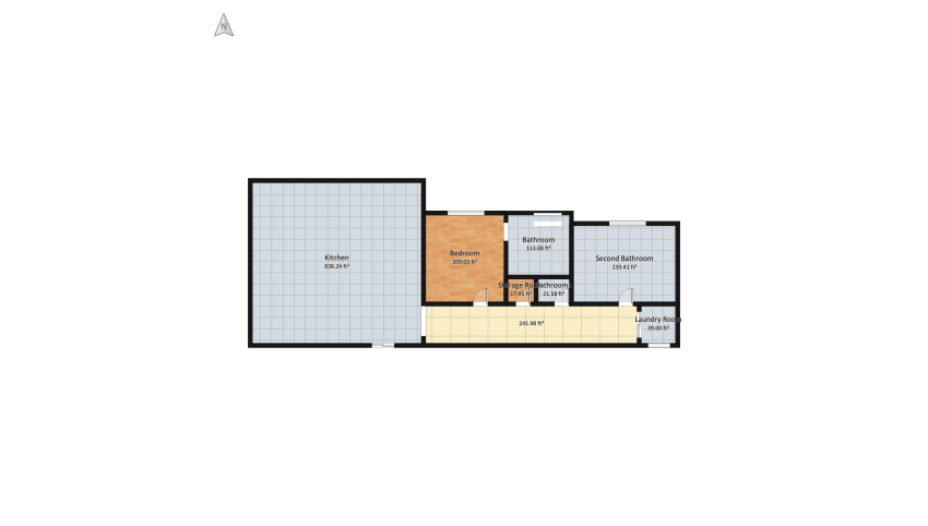 LoveGray House floor plan 175.8