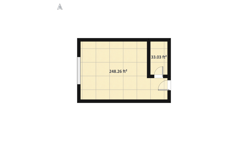 Quarto quádruplo floor plan 29.69