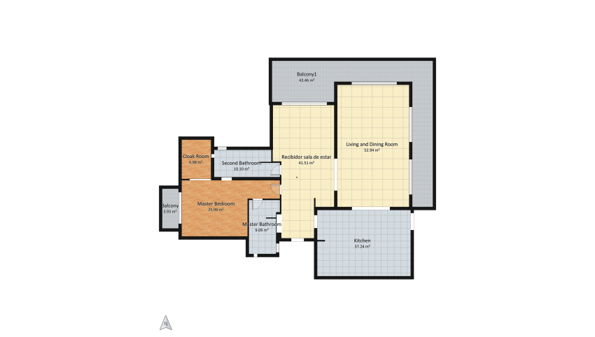 Apartamento Bauhaus floor plan 231.21