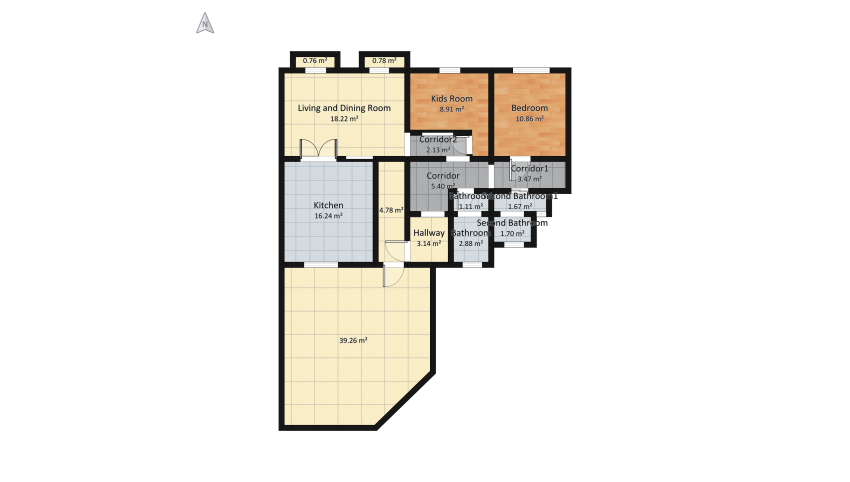 unnamed floor plan 141.44