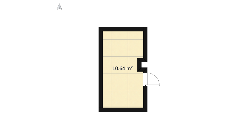 bedroom for a 20-years old man floor plan 12.46