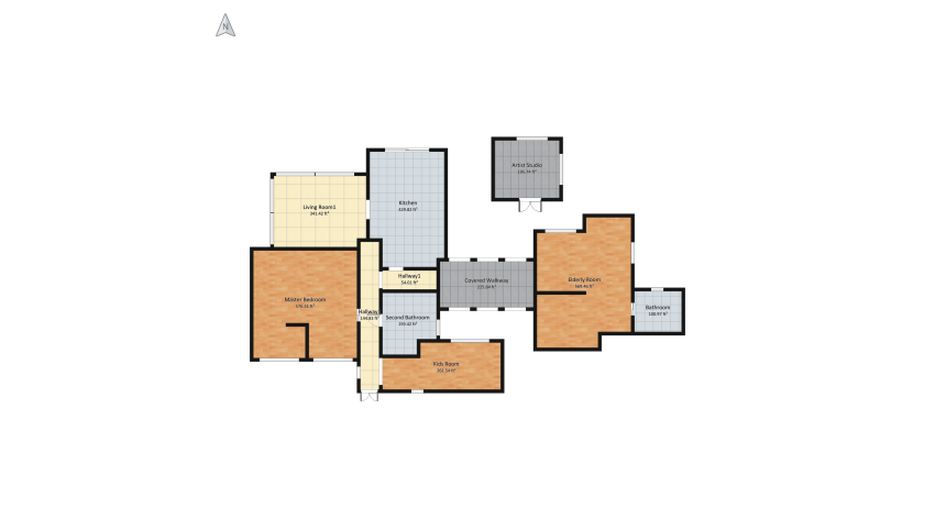 Multi-Generational Living floor plan 314.45