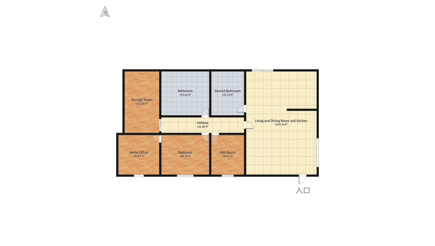 House for big family floor plan 287.38