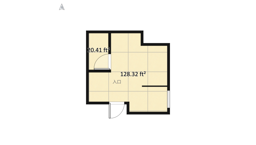 Farmhouse Chic Bathroom floor plan 13.79