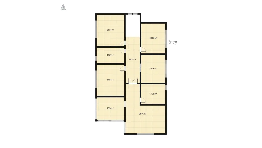 My dream house - 2  floor plan 2122.88