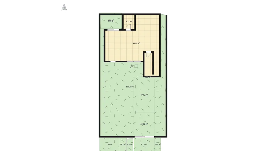 Casa Para Familia de 4 floor plan 424.07