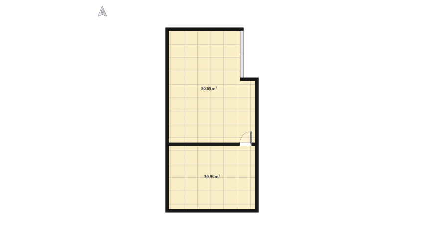 Кухня - гостиная floor plan 87.99