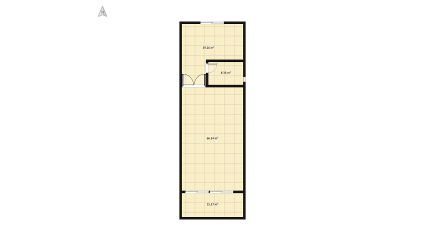 Small apartment with Christmas details. floor plan 130.12
