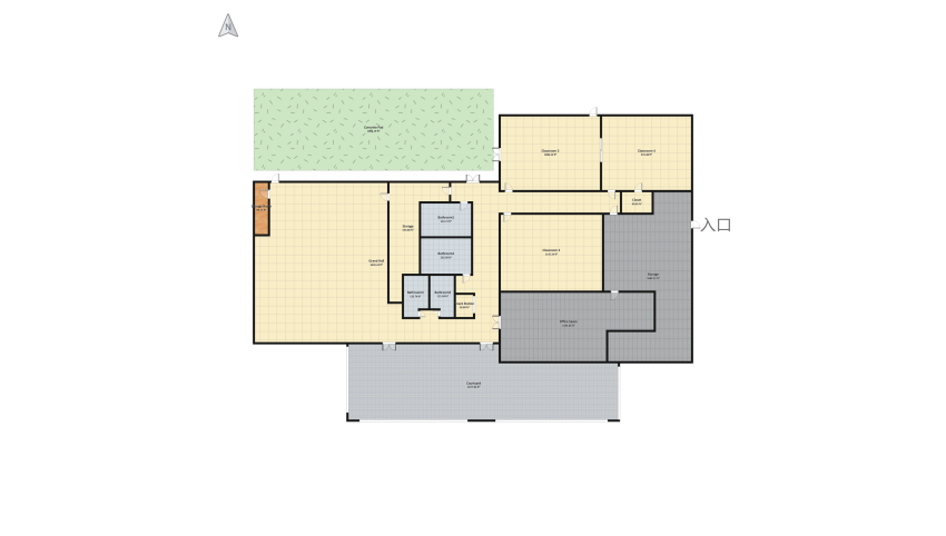 Option:2 Event Center floor plan 1729.56