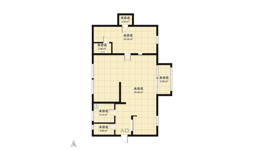 Apartment in the attic floor plan 115.98