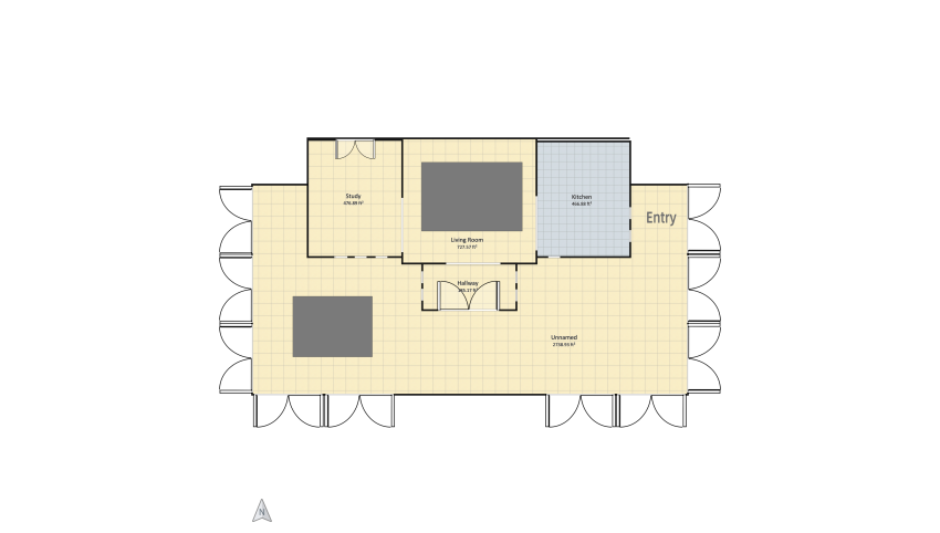 6 Hillside Heights - Sunken room design. floor plan 426.94