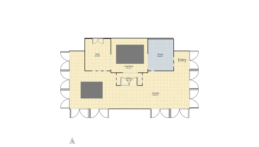 6 Hillside Heights - Sunken room design. floor plan 426.94