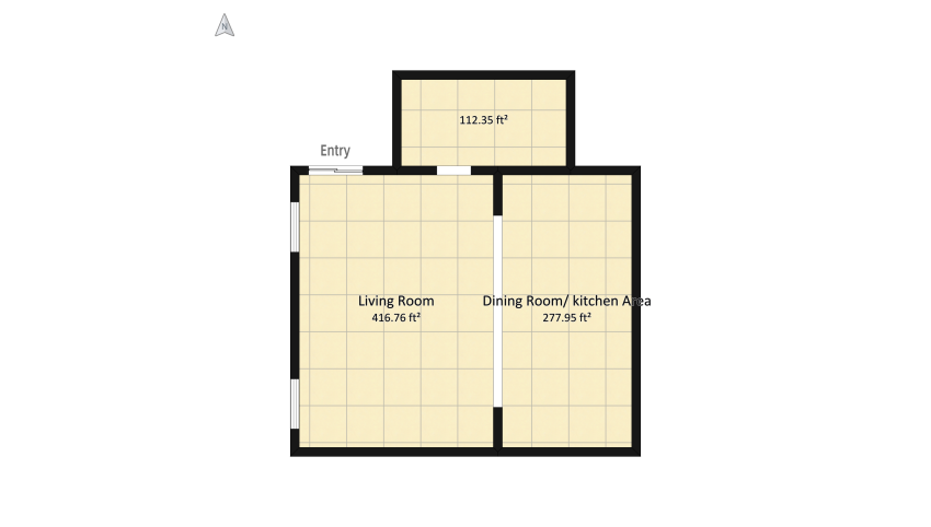 space planning assignment (living Room) floor plan 82.43
