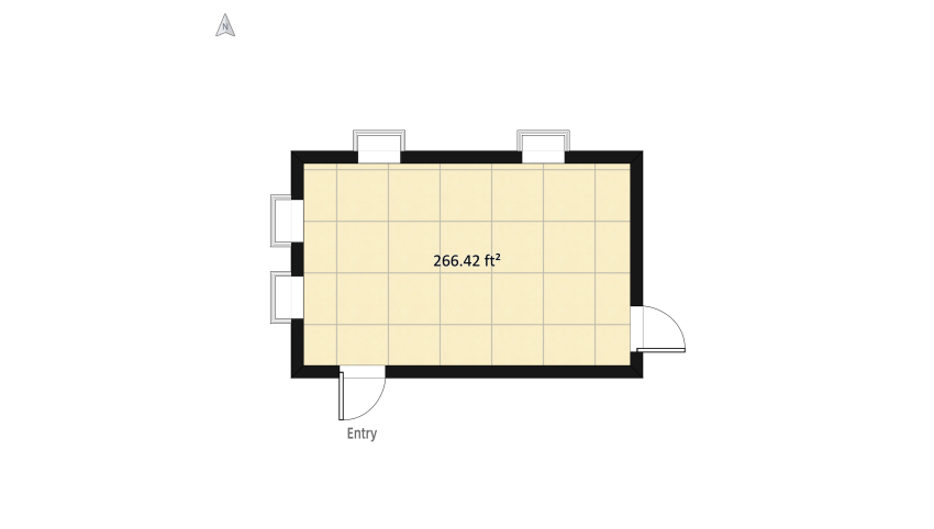 Bed room design floor plan 27.27
