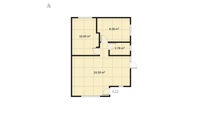Casa Amelia floor plan 49.57