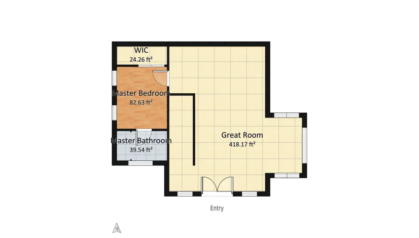 Small House floor plan 79.59