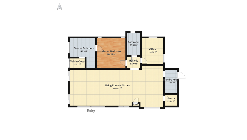 Barndominium floor plan 321.21
