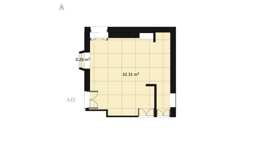 客厅 floor plan 37.32