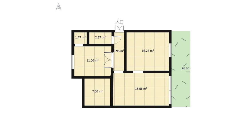 cozy flat floor plan 192.15