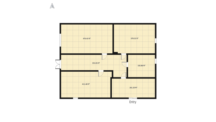 Rejhana(Homestyler) floor plan 421.5