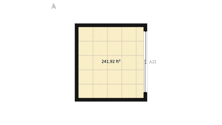 Modern Bedroom floor plan 25.64