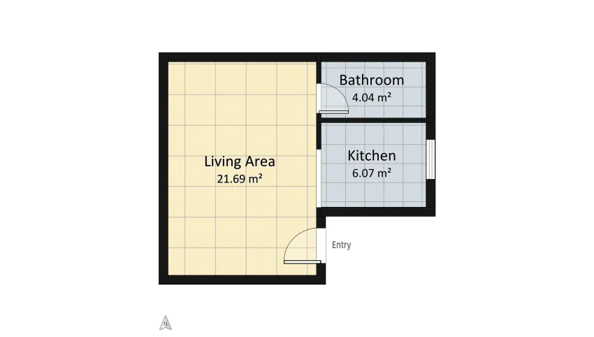 Cozy and functional design floor plan 31.81