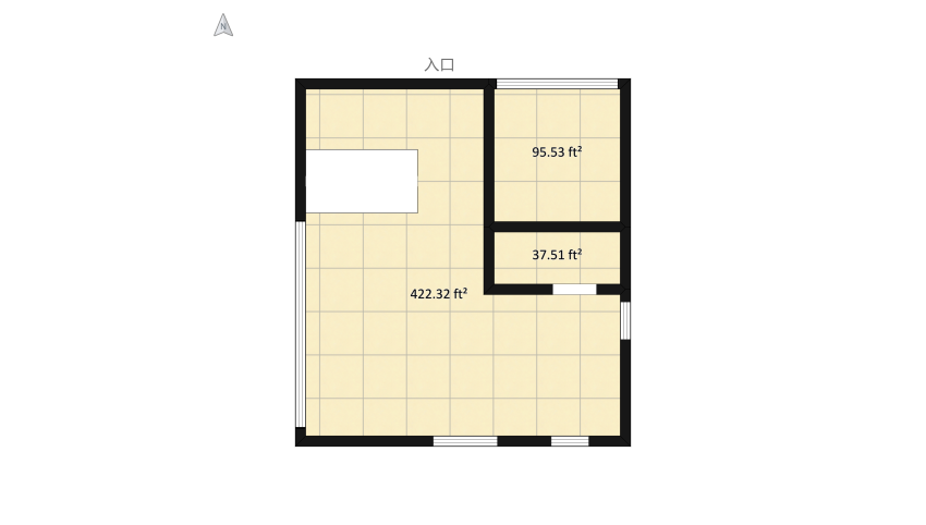 2 Story Small Penthouse floor plan 146.55