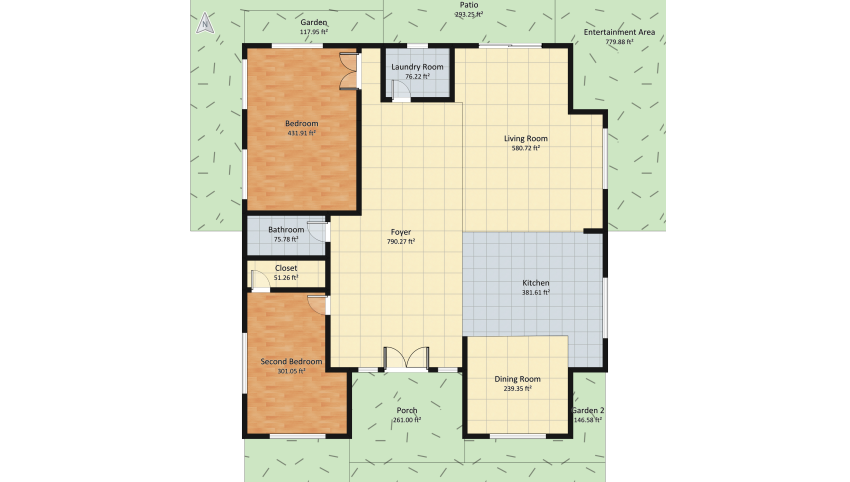 Jovannah's House floor plan 652.8