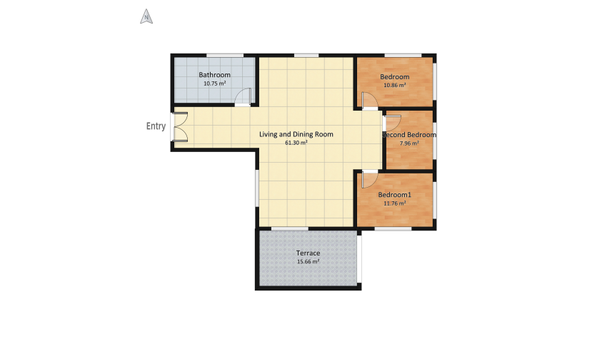 Phil' at home floor plan 129.72