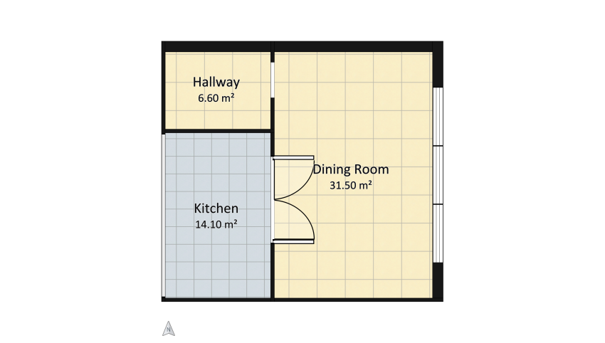 Dining room with st. patrick's day set up floor plan 52.21