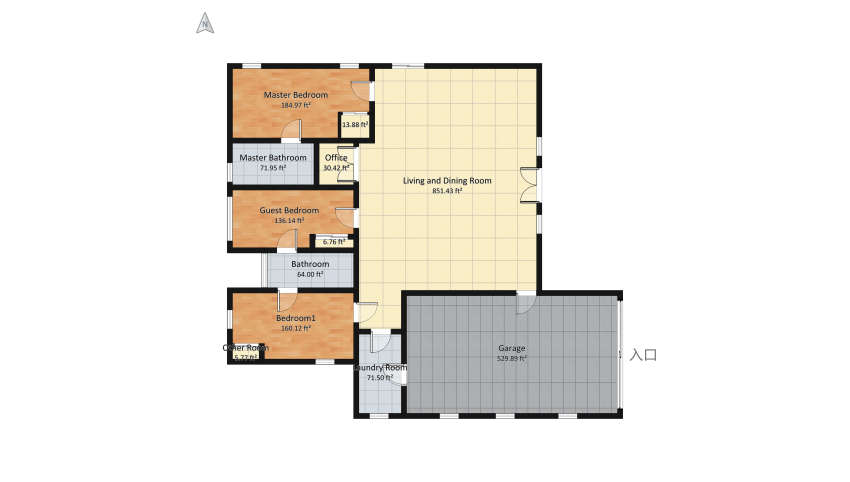 Ariya Ramjit - Cottage Project floor plan 219.24