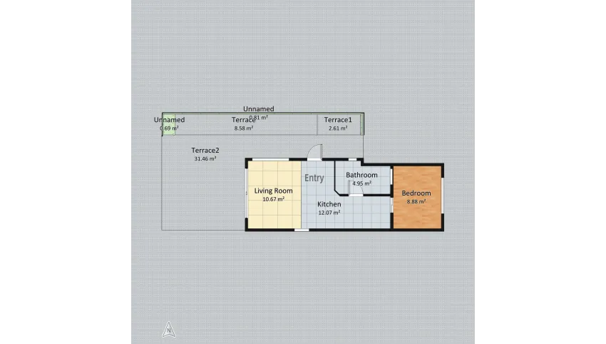 MODERN TINY HOME floor plan 1192.02
