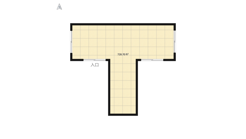 #TShapedContest  floor plan 73.16