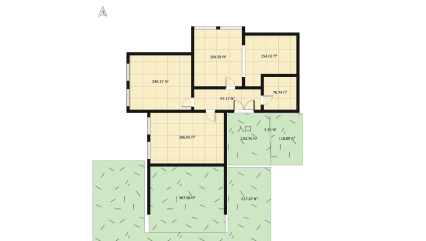 Klasik Apart floor plan 226.38
