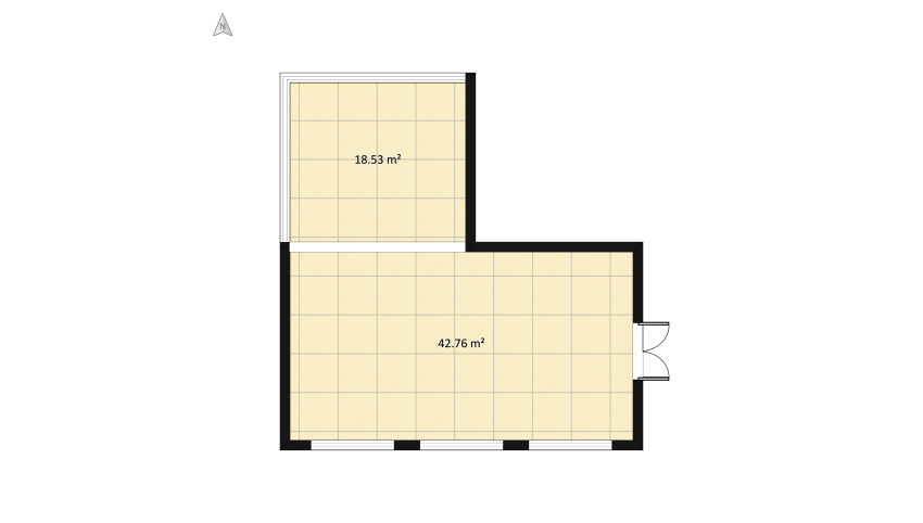 Village fancy house (no toilet tho) floor plan 67.09