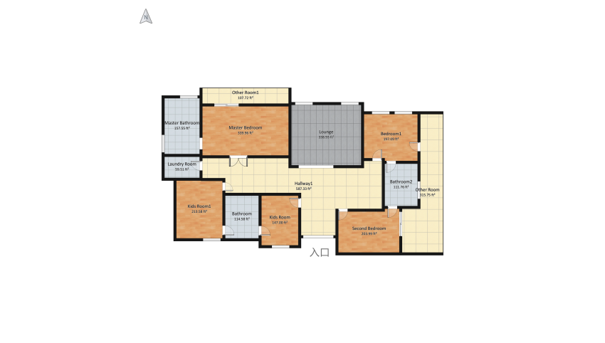 Family Home floor plan 756.98