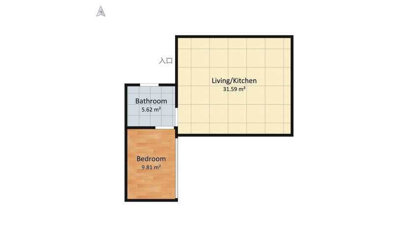 Small & Simple, self build home floor plan 50.19