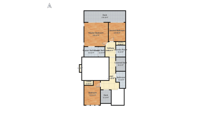 Reimagined English Manor floor plan 408.17