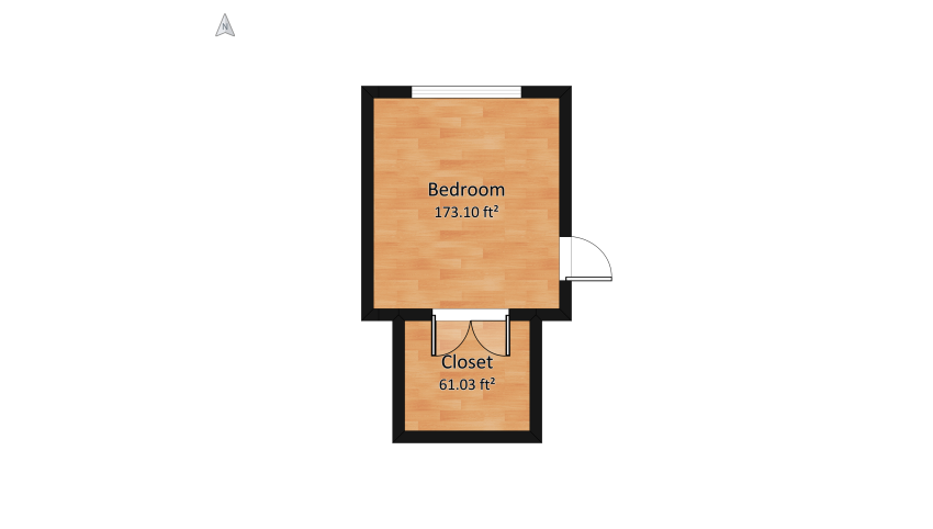 Copy of 12 x 14 Bedroom floor plan 24.95