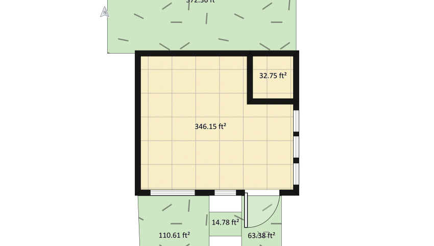 Casas moderna con balcon y patio floor plan 131.18