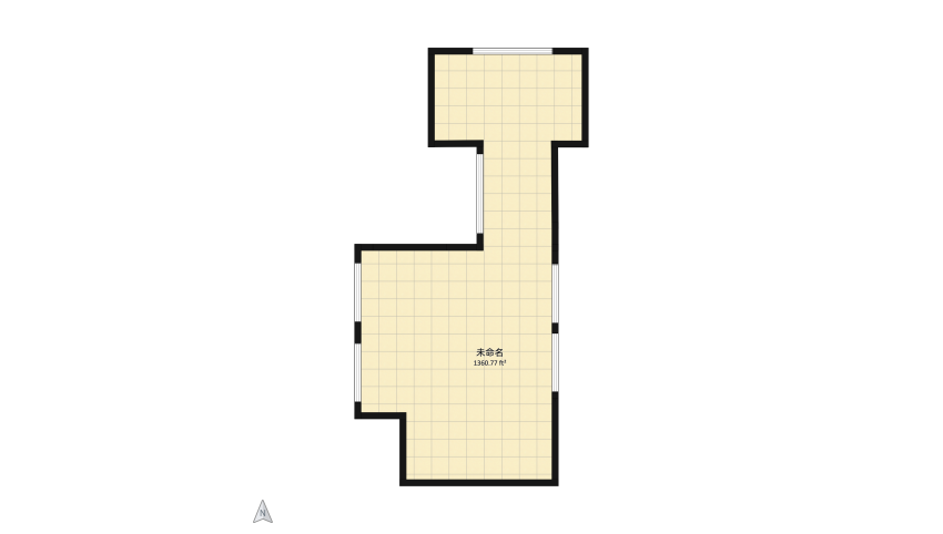 Farmhouse empty room floor plan 126.42