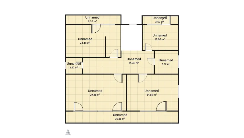 Casa humilde floor plan 278.06
