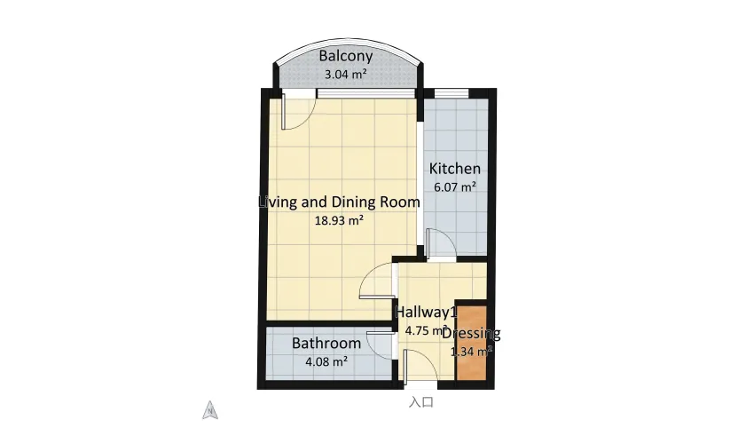 Tiny House floor plan 38.22