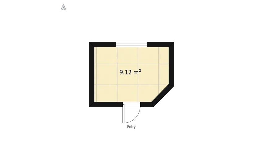 Small Bedroom floor plan 10.61