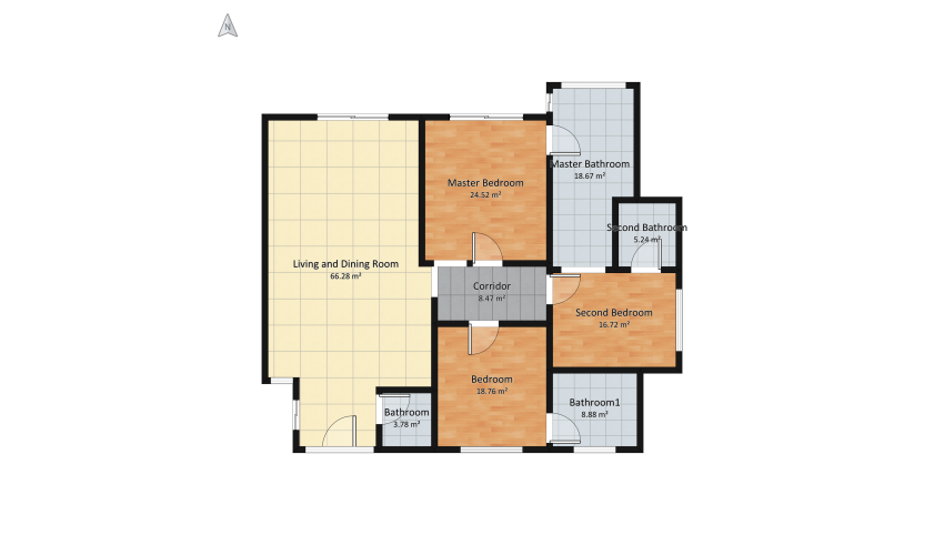 Casa Atibaia floor plan 190.07