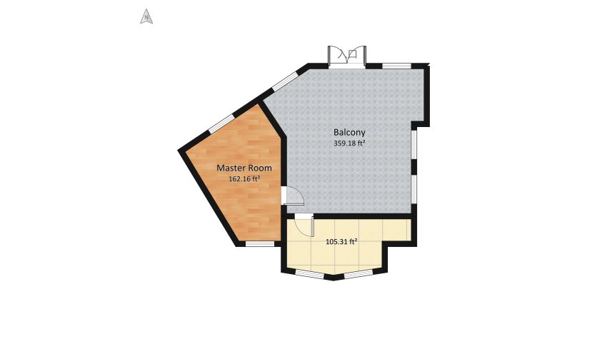Honeycomb Apartment GPP floor plan 64.9